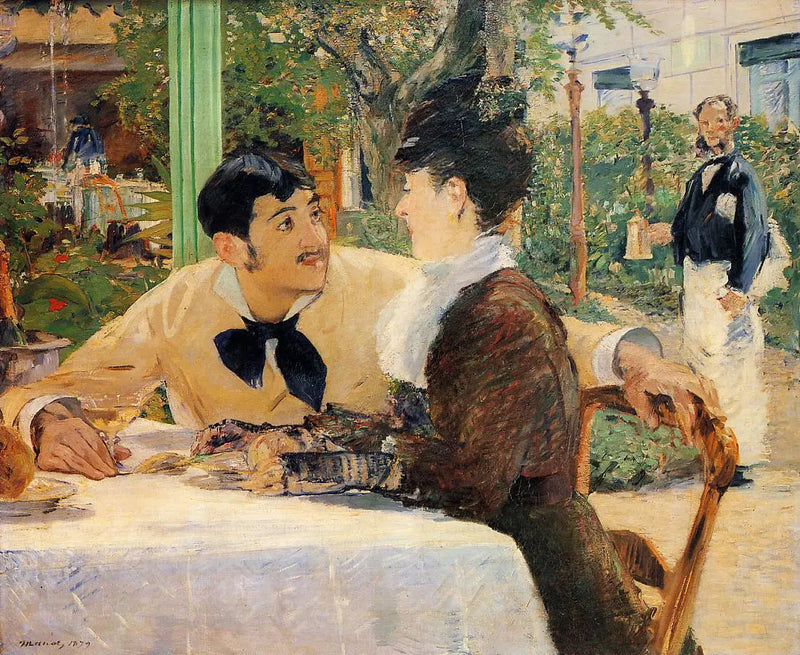 पिता लाथुइल के पास, खुले में - Édouard Manet