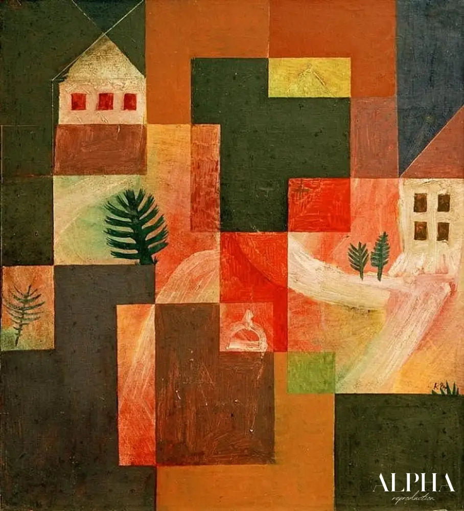 Chorale et paysage - paul klee - Reproductions de tableaux et peintures haut de gamme