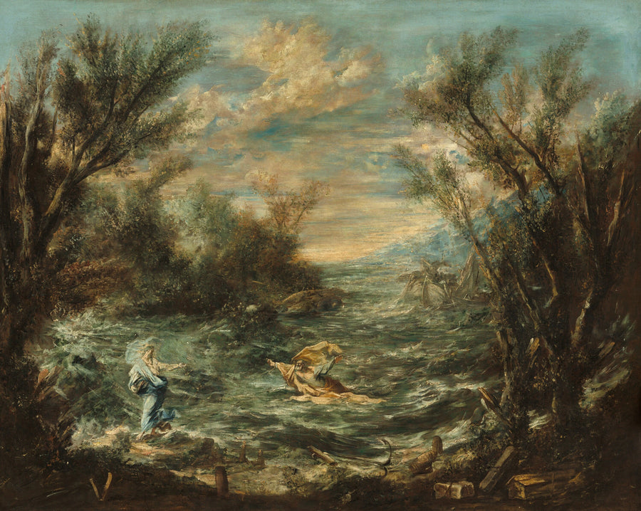 Le Christ à la mer de Galilée - Alessandro Magnasco