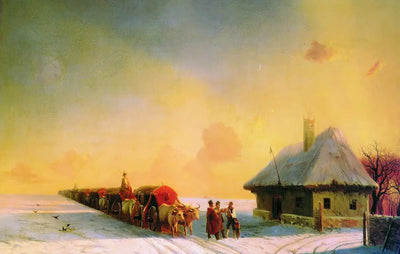 Chumaks dans la Petite Russie - Ivan Aïvazovski - Alpha Reproduction