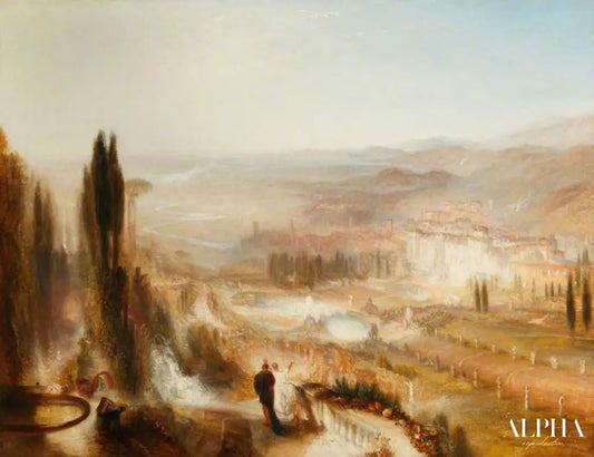 Cicero et sa villa - William Turner - Reproductions de tableaux et peintures haut de gamme