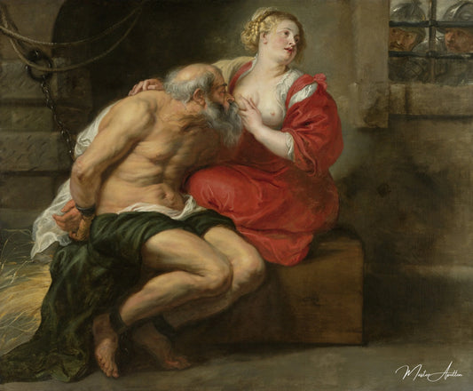 Cimon en Pero: Caritas Romana - Peter Paul Rubens - Reproductions de tableaux et peintures haut de gamme