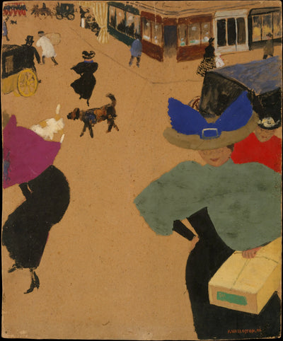 Coin de rue à Paris - Félix Vallotton - Alpha Reproduction
