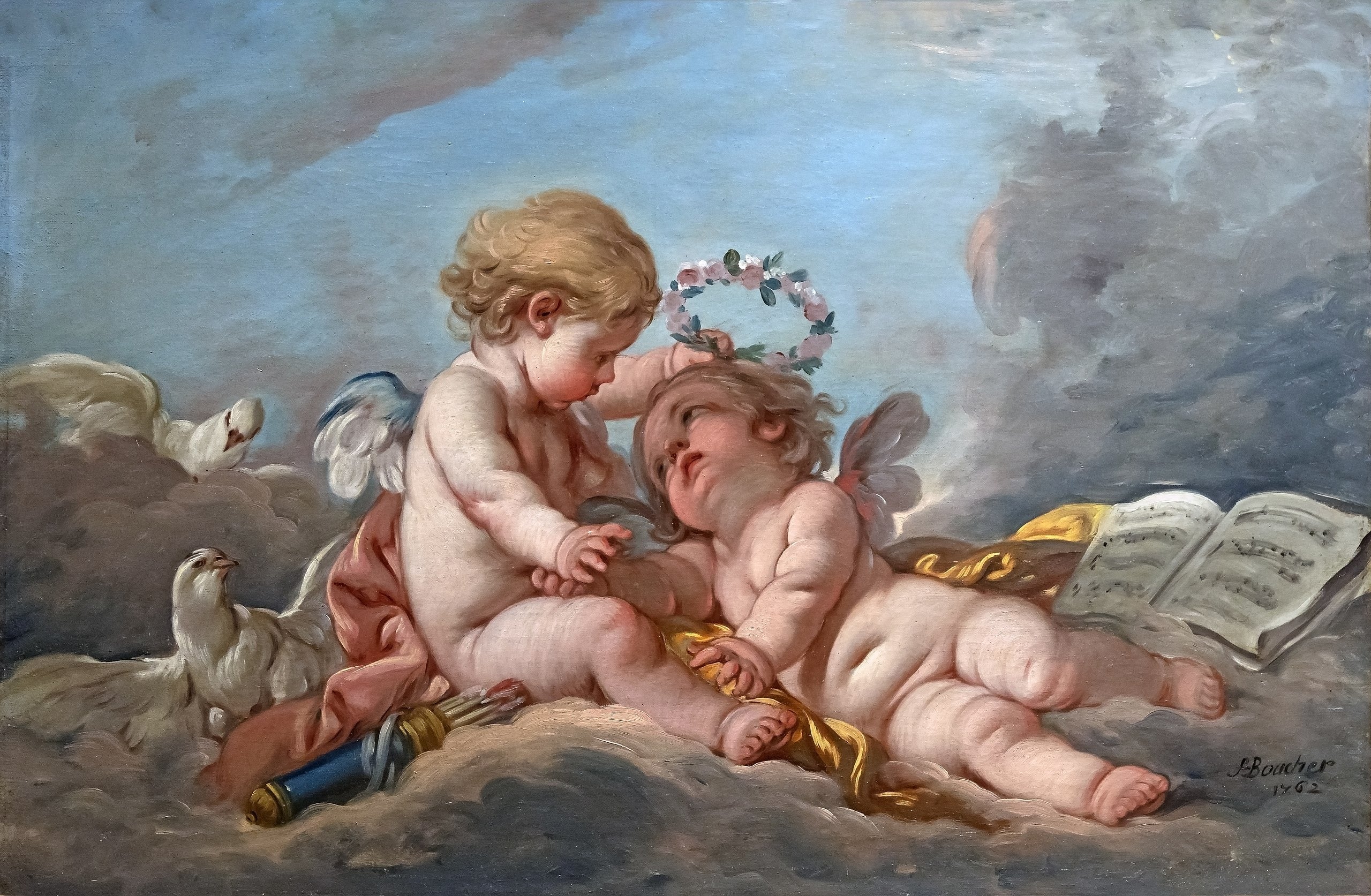Composition aux putti - François Boucher - Alpha Reproduction