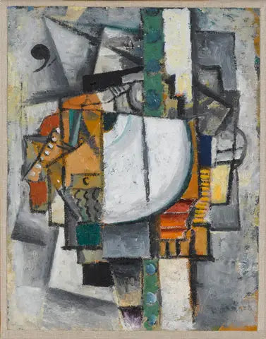 क्यूबो-फ्यूचरिस्टिक संरचना के साथ पियानो - कज़िमिर मेलाविच