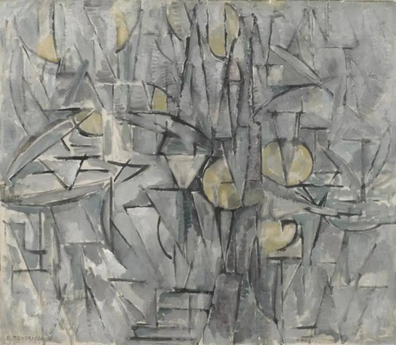 रचना संख्या X (प्रामाणिक) - पीट मोंड्रियन