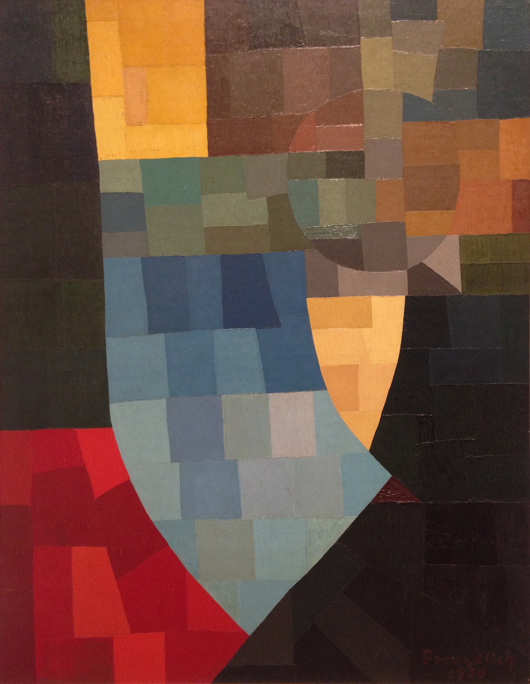 Composition - Otto Freundlich image 1 reproduction réalisée par Alpha Reproduction