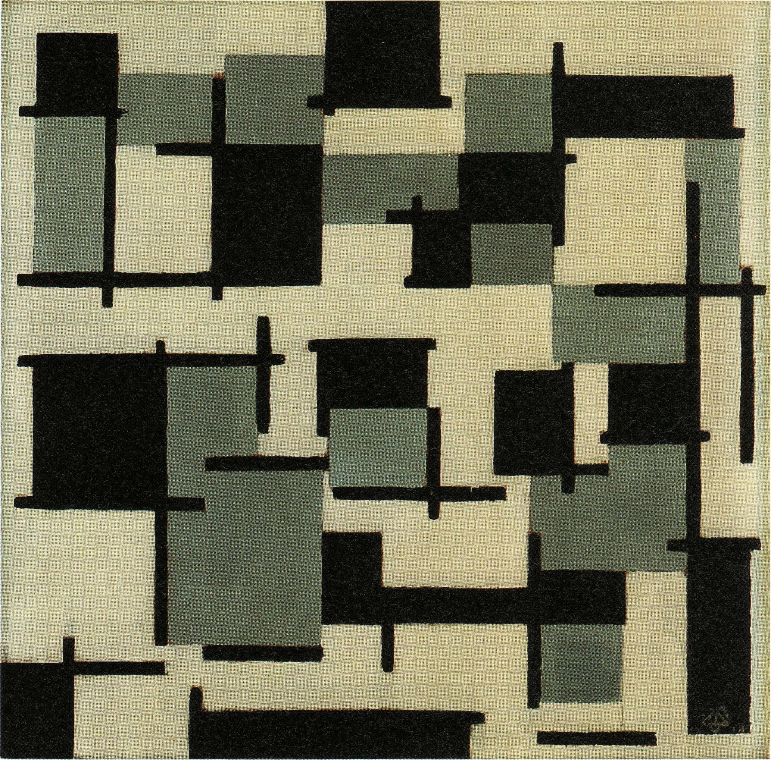 Composition XIII - Theo van Doesburg image 1 reproduction artisanale de tableau