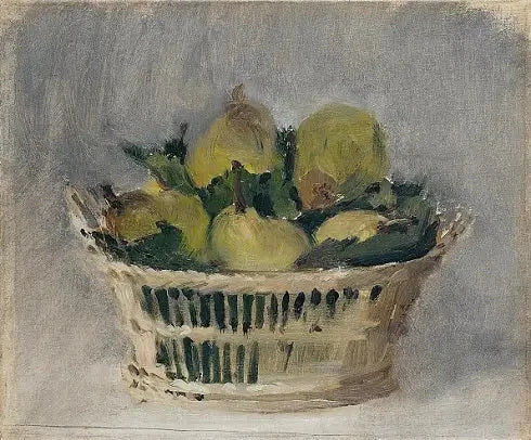 नाशपाती की टोकरी - Édouard Manet