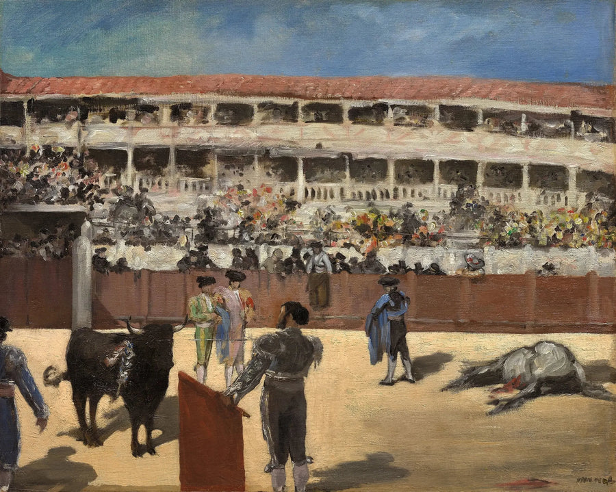 कोरिडा: बैल की मृत्यु - Édouard Manet