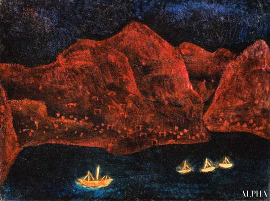 Côte sud le soir, 1925 - Paul Klee - Reproductions de tableaux et peintures haut de gamme