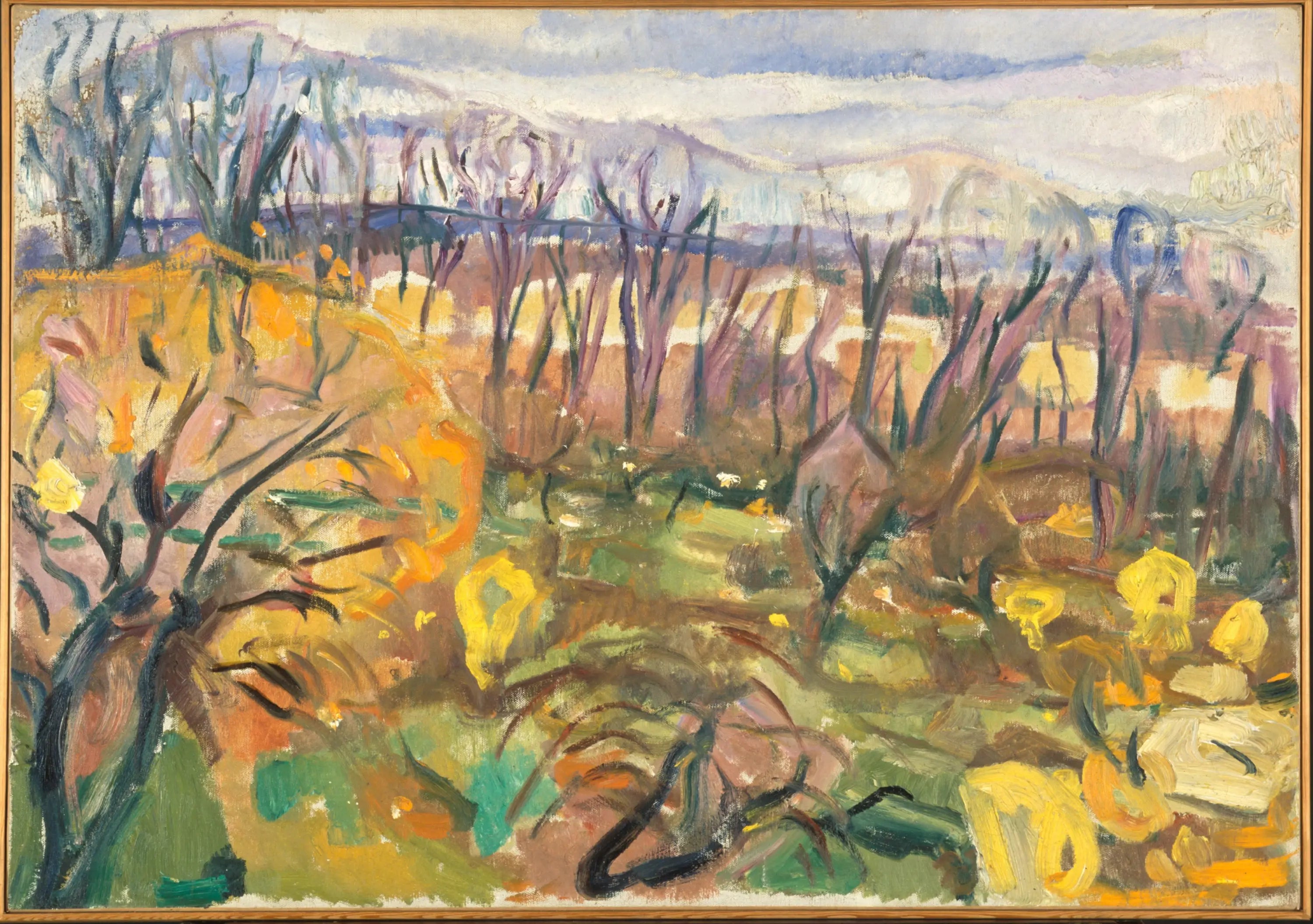 Reproduction du tableau « Couleurs d'automne - Edvard Munch » par Alpha Reproduction en peinture à l’huile