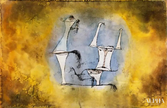 Couple original du monde - Paul Klee - Reproductions de tableaux et peintures haut de gamme