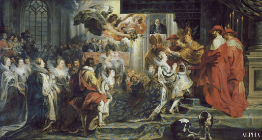 Couronnement de Marie de Médicis le 13 mai 1610 - Peter Paul Rubens - Reproductions de tableaux et peintures haut de gamme