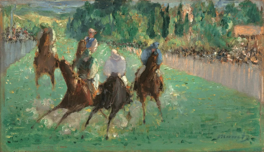 लॉन्गचैम्प की दौड़ - Édouard Manet