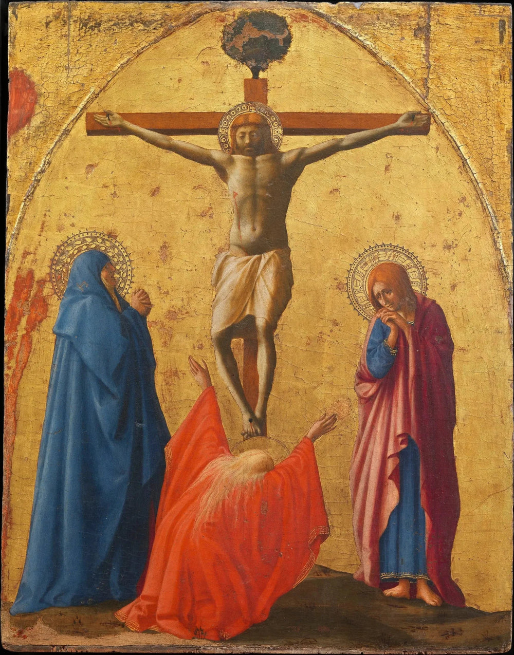 Crucifixion - Masaccio image 1 copie peinte à la main à l’huile