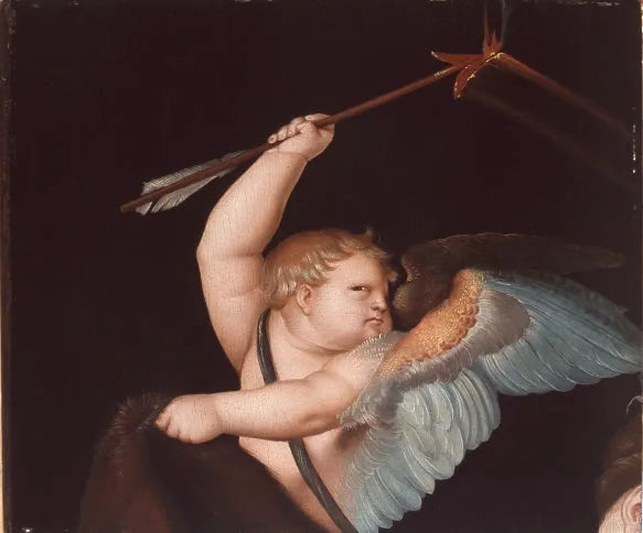 Cupid avec la flèche enflammée - हंस बालडुंग ग्रेन