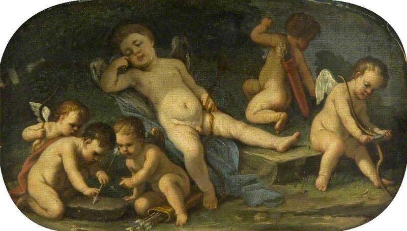 Cupidons en action - Luca Giordano