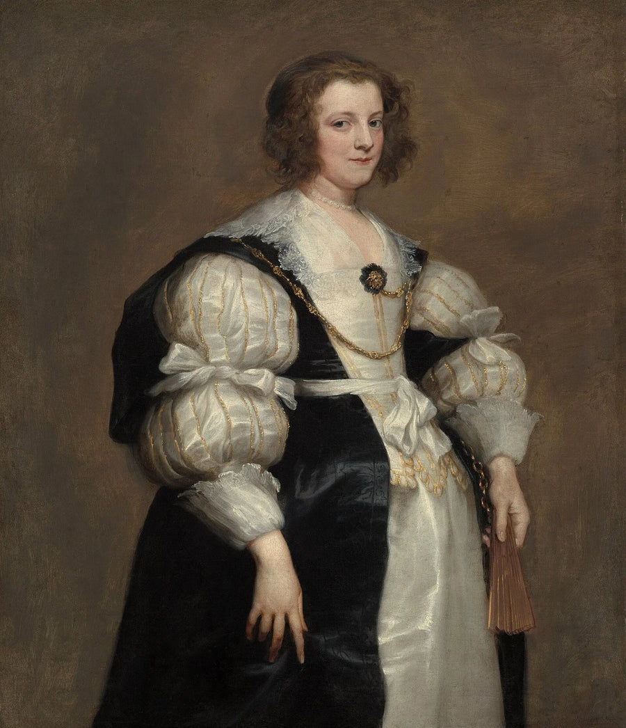 पंखे वाली महिला - Antoine van Dyck