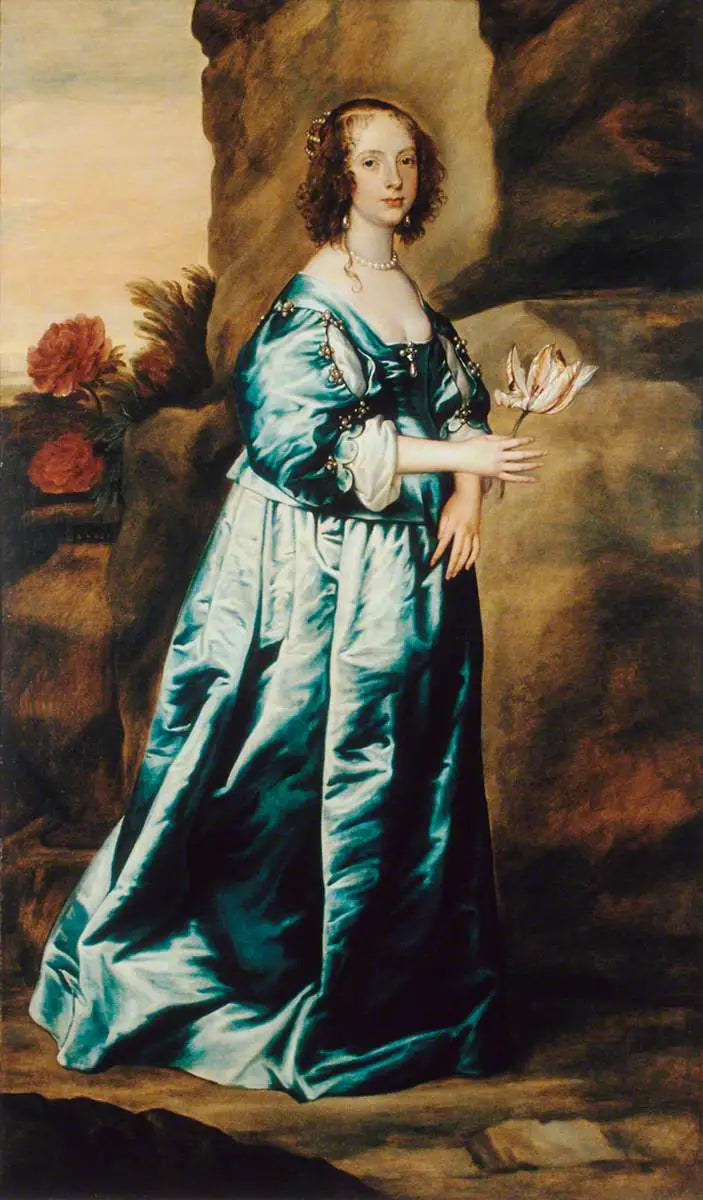 ट्यूलिप वाली महिला - Antoine van Dyck