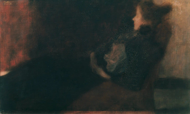 आग के कोने पर महिला (Dame am Kamin) - Gustav Klimt
