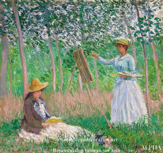 Dans les bois de Giverny - Claude Monet - Reproductions de tableaux et peintures haut de gamme