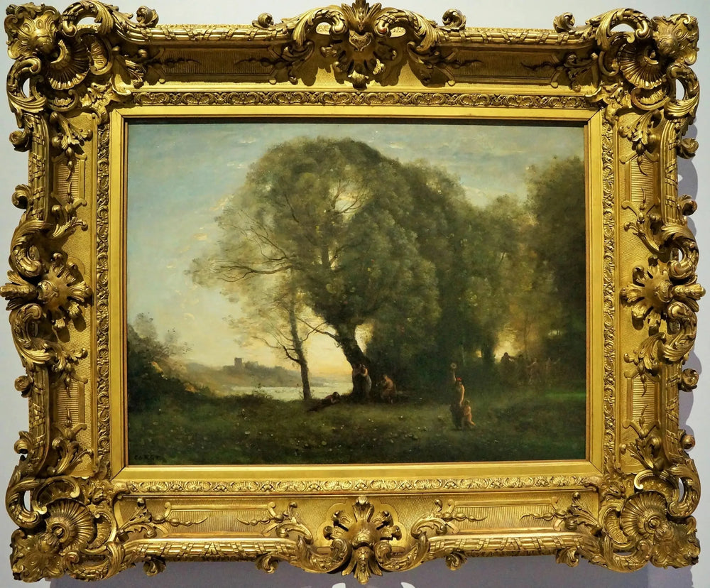 Danses virgiliennes - Jean-Baptiste Camille Corot image 1 reproduction artisanale de tableau