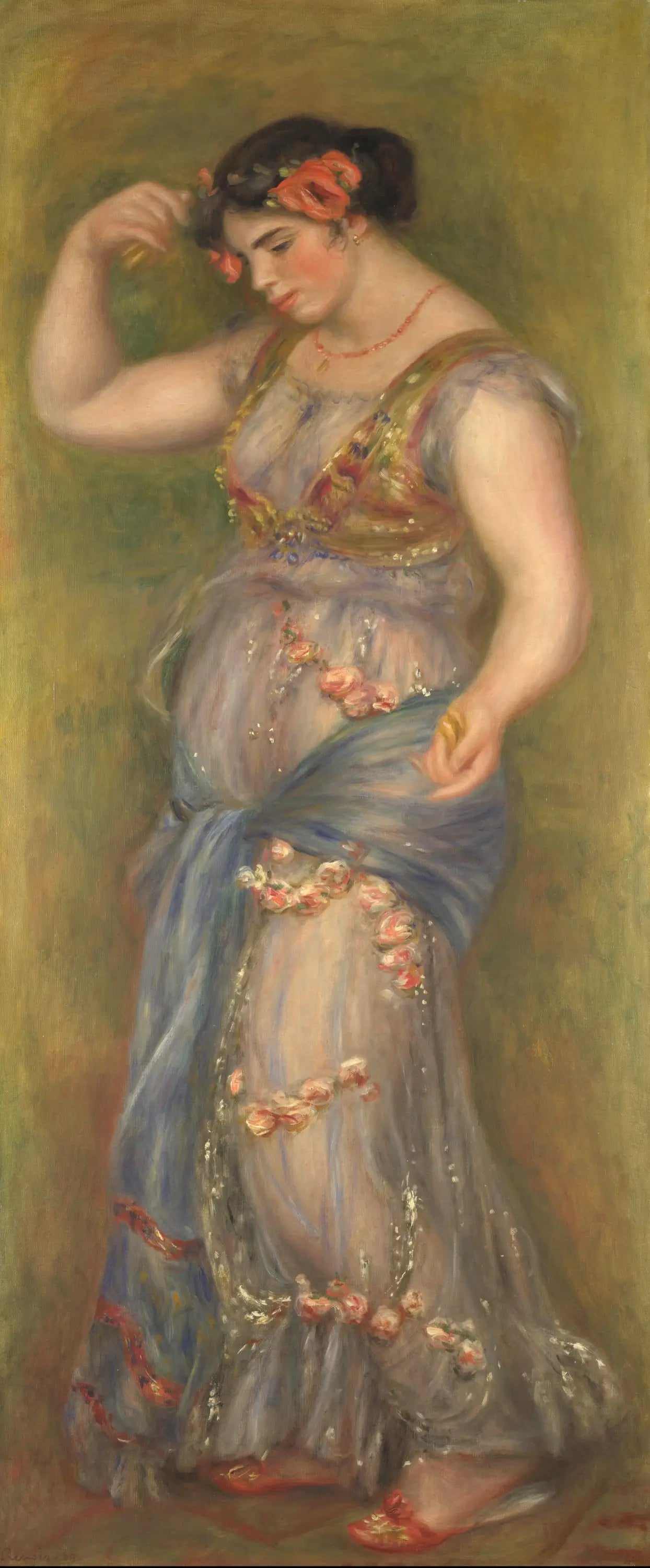 Danseuse aux castagnettes - Pierre-Auguste Renoir image 1 reproduction artisanale de tableau