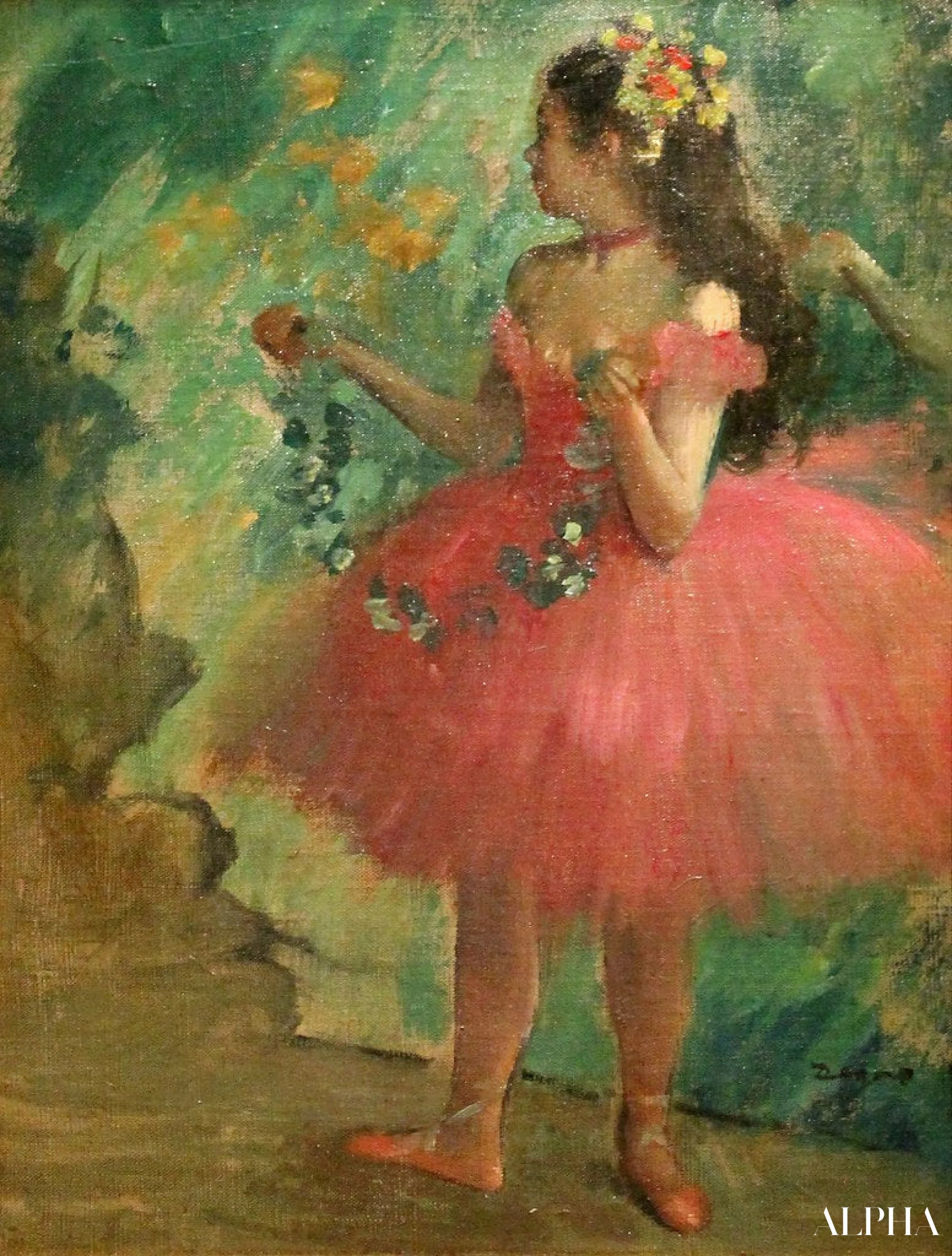 Danseuse rose - Edgar Degas - Reproductions de tableaux et peintures haut de gamme