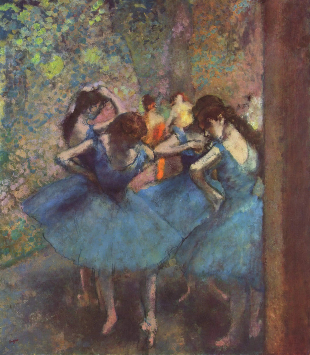Danseuses bleues - Edgar Degas image 1 copie peinte à la main à l’huile
