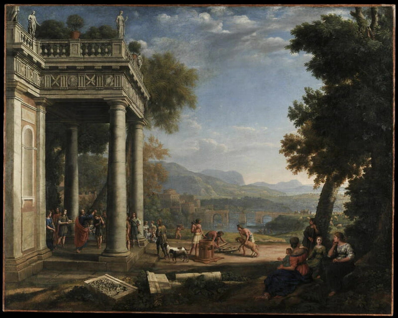 David sacré roi par Samuel - Claude Gellée