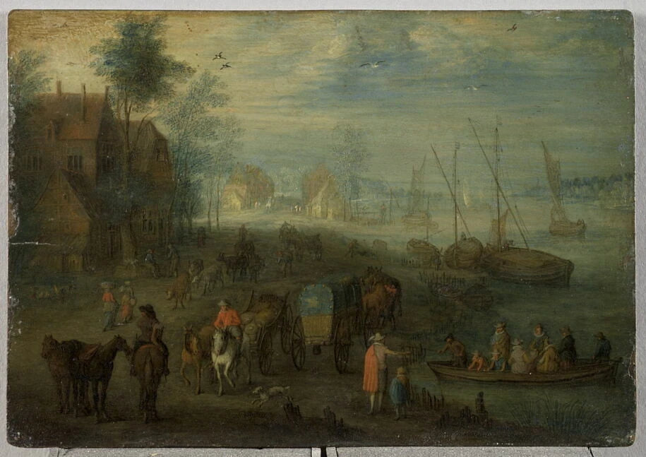 Le Débarquement - Jan I Brueghel