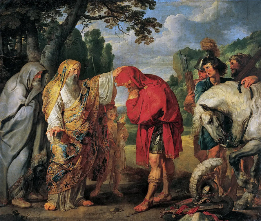 Decius Mus मृत्यु के लिए तैयार हो रहा है - Antoine van Dyck