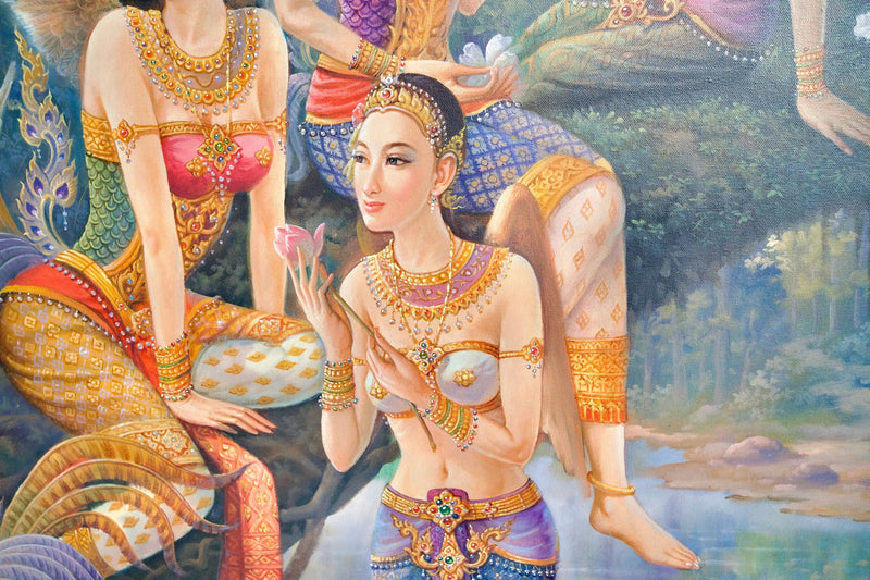 देवी किन्नरी  | 170 x 120 सेमी