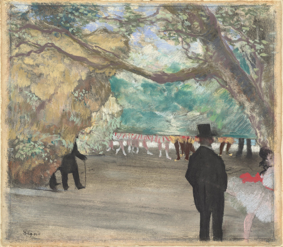 Le Rideau, vers 1880 – Edgar Degas