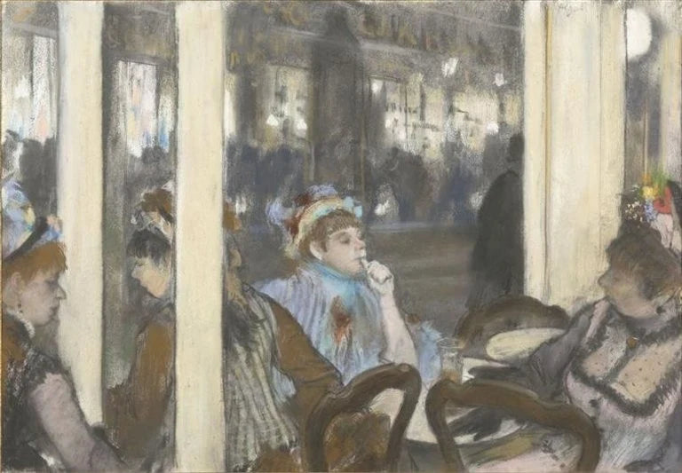 Un café, boulevard Montmartre, vers 1877 – Edgar Degas