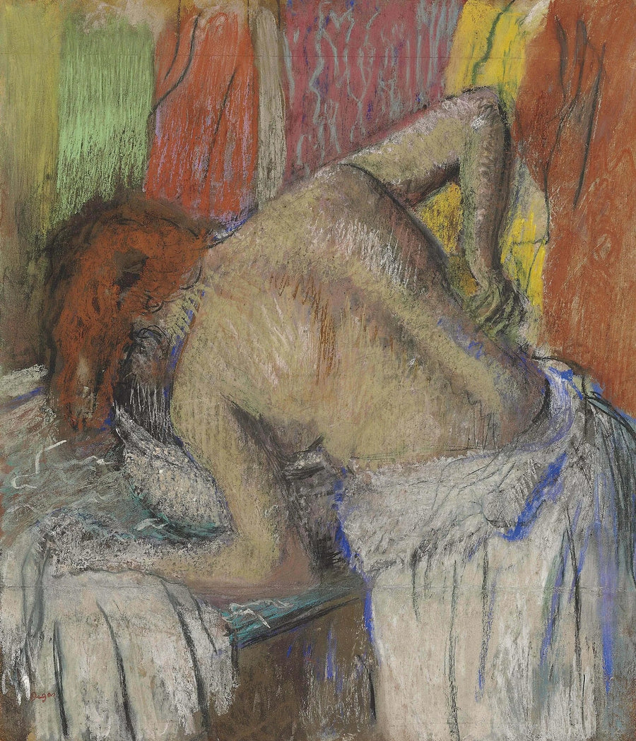 Femme s’épongeant le dos, vers 1887 – Edgar Degas