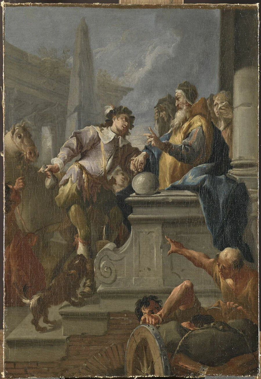 Le Départ du fils prodigue - Paul Troger