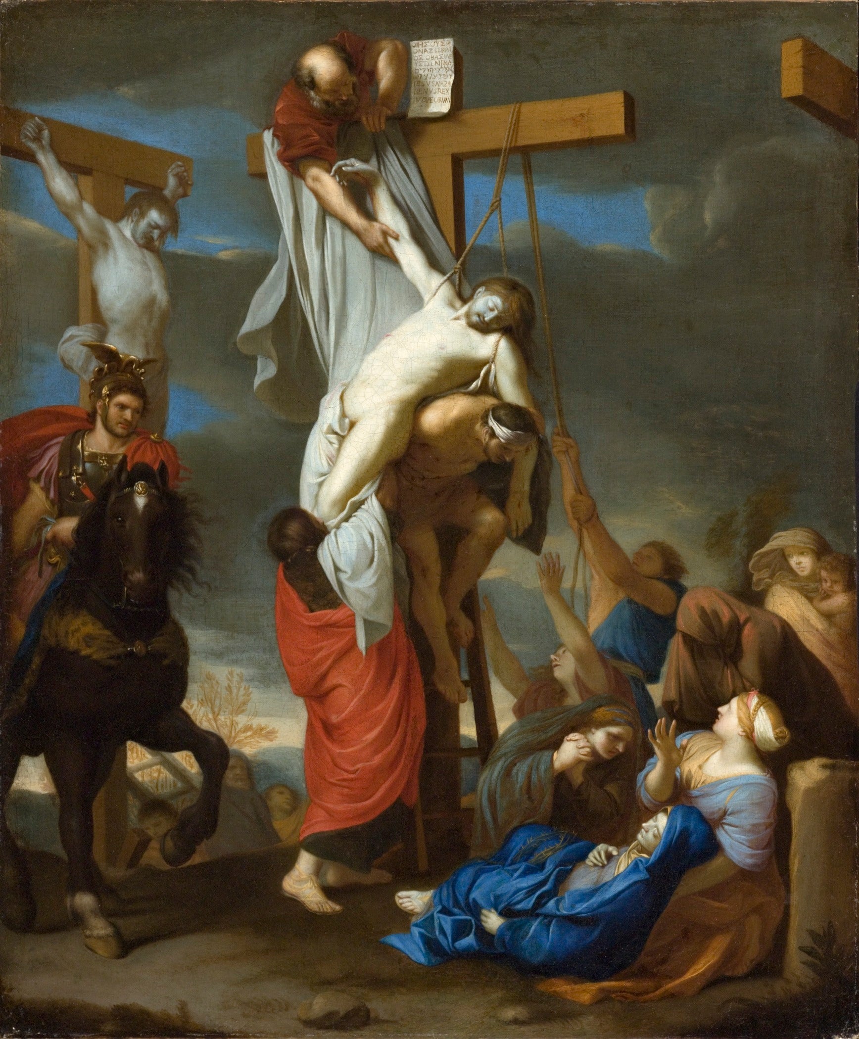 Descente de croix - Charles Le Brun image 1 reproduction d’œuvre d’art à l’huile
