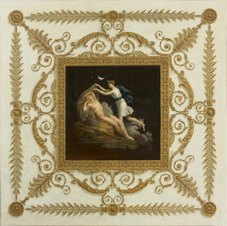 Dessus-de-porte : Diane et Endymion - Jean Bruno Gassies