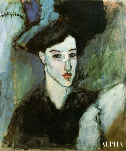 Détail du jardin - Amedeo Modigliani - Reproductions de tableaux et peintures haut de gamme