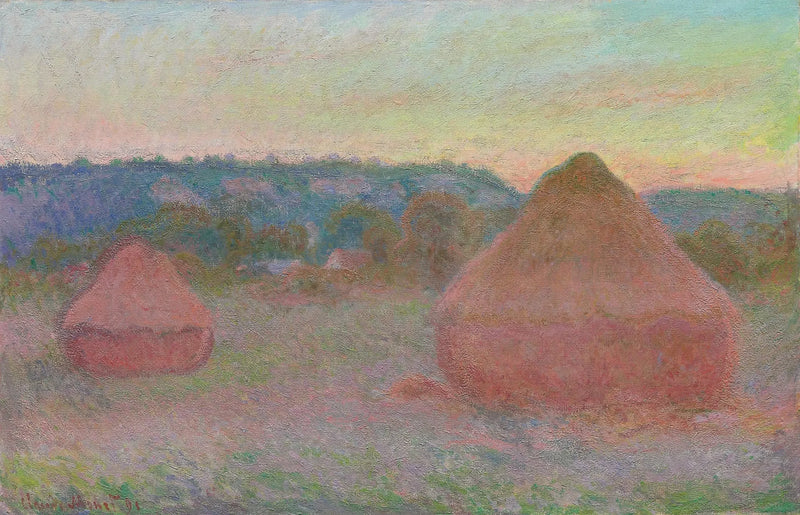दो चक्कियां, दिन का अंत, शरद ऋतु - Claude Monet
