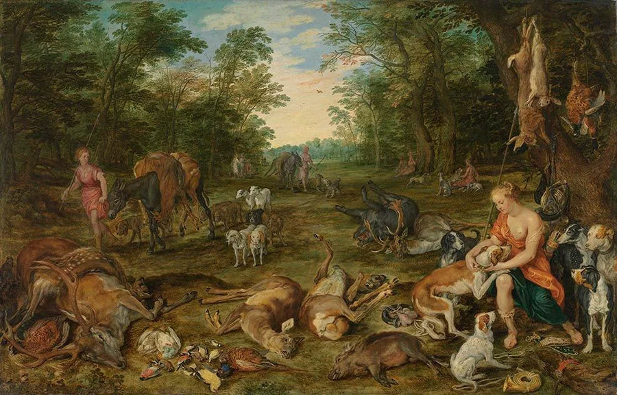 Diana revenant de la chasse - Jan Brueghel l'Ancien