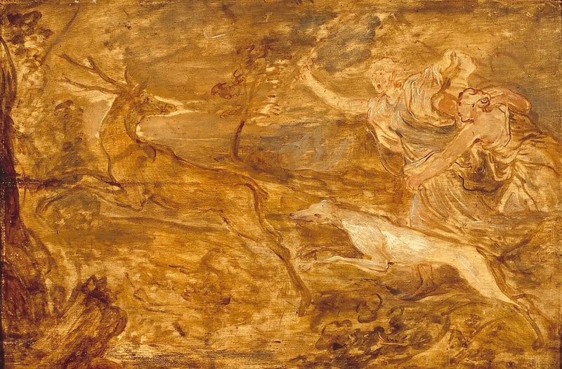 डायने à la chasse - Antoine van Dyck