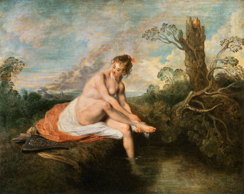 डायने ऑ बॉन - Antoine Watteau