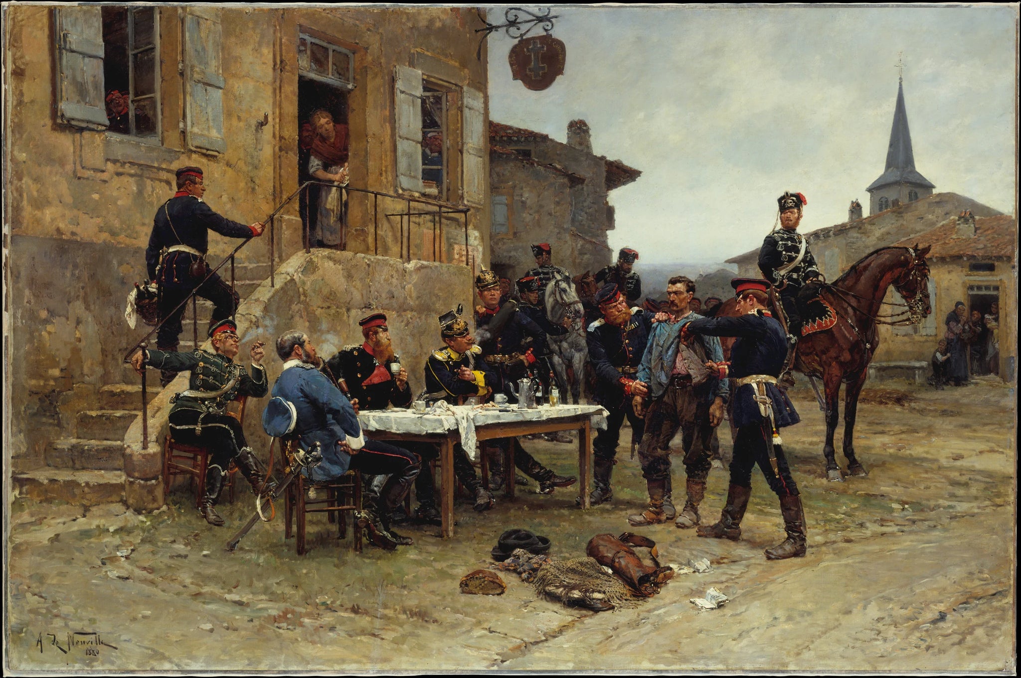 The Dispatch-Bearer - Alphonse-Marie-Adolphe de Neuville