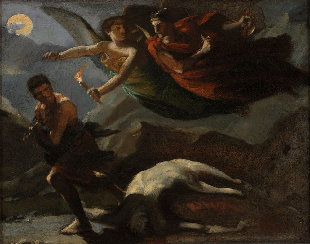 Divine Vengeance and Justice Pursuing Crime - Pierre-Paul Prud'hon image 1 tableau peint à l’huile sur toile
