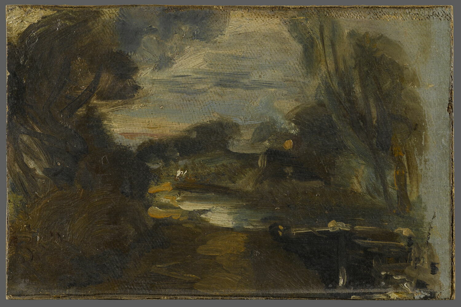 Écluse sur la rivière Stour - John Constable - Alpha Reproduction