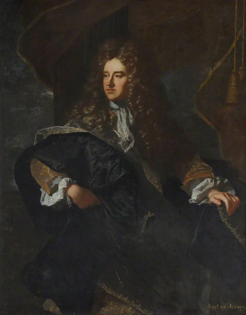 एडवर्ड विलियर्स (1655–1711), जर्सी के काउंट, रॉयल हाउस के मार्शल चैल्डियन और राजनयिक - हायसिंथ रिगोड