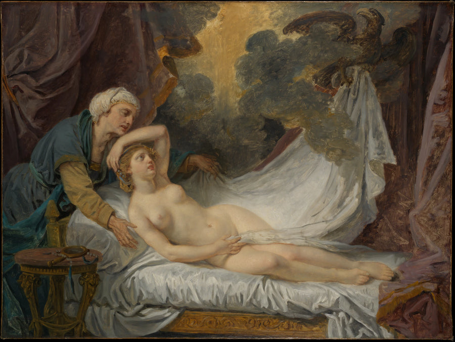 Égine visitée par Jupiter - Jean-Baptiste Greuze